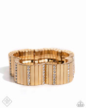 Load image into Gallery viewer, Paparazzi Linear Legend - Gold Bracelet
