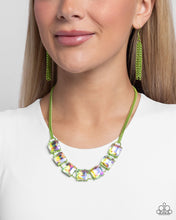 Load image into Gallery viewer, Paparazzi I SQUARE to Secrecy - Green Necklace
