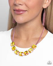 Load image into Gallery viewer, Paparazzi I SQUARE to Secrecy - Pink Necklace
