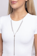 Load image into Gallery viewer, Paparazzi Synchronized SHIMMER - White Necklace
