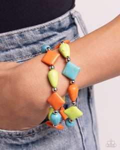 Paparazzi EARTHY Riser - Multi Bracelet