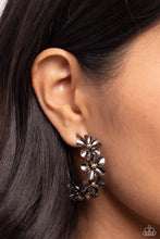 Load image into Gallery viewer, Paparazzi Floral Flamenco - Black Earrings
