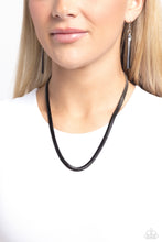 Load image into Gallery viewer, Paparazzi Spray Paint Sass - Black Necklace
