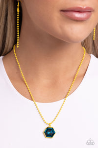 Paparazzi Sprinkle of Simplicity - Yellow Necklace