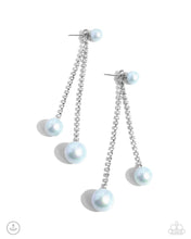 Load image into Gallery viewer, Paparazzi Give Us A PEARL! - Blue Earrings
