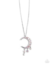 Load image into Gallery viewer, Paparazzi Lunar Landmark - Pink Necklace
