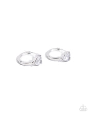 Load image into Gallery viewer, Paparazzi High Nobility - White Earrings
