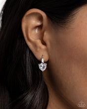 Load image into Gallery viewer, Paparazzi High Nobility - White Earrings
