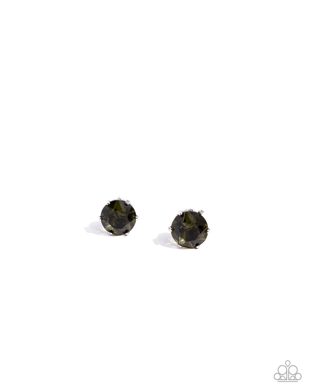 Paparazzi Breathtaking Birthstone (August) - Green Earrings