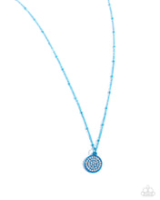 Load image into Gallery viewer, Paparazzi Bejeweled Basic - Blue Necklace
