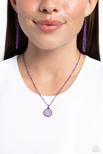 Load image into Gallery viewer, Paparazzi Bejeweled Basic - Purple Necklace
