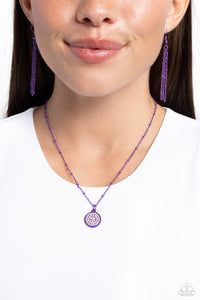 Paparazzi Bejeweled Basic - Purple Necklace