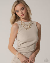Load image into Gallery viewer, Paparazzi Glittery Gala - Gold Bracelet
