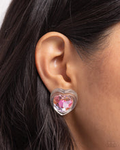 Load image into Gallery viewer, Paparazzi Heart-Pounding Haute - Pink Earrings
