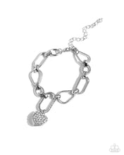 Load image into Gallery viewer, Paparazzi HEART Director - White Bracelet
