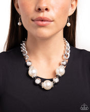 Load image into Gallery viewer, Paparazzi Generously Glossy - White Necklace
