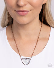 Load image into Gallery viewer, Paparazzi Seize the Sentiment - Copper Necklace
