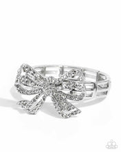 Load image into Gallery viewer, Paparazzi Its All A-BOW-t Me - White Bracelet
