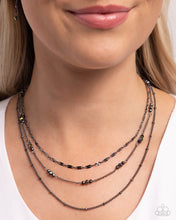 Load image into Gallery viewer, Paparazzi Luxe Layers - Black Necklace
