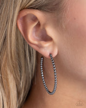 Load image into Gallery viewer, Paparazzi Manufactured Monochromatic - Black Earrings
