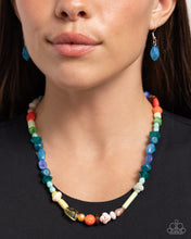 Load image into Gallery viewer, Paparazzi Colored Can-Can - Multi Necklace
