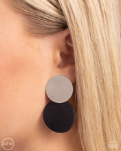 Load image into Gallery viewer, Paparazzi Leather Leader - Black Earrings

