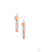 Load image into Gallery viewer, Paparazzi Malibu March - Orange Earrings
