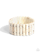 Load image into Gallery viewer, Paparazzi Southern Standing - White Bracelet
