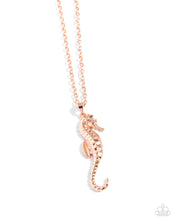 Load image into Gallery viewer, Paparazzi Sparkling Seahorse / Seahorse Sheen - Copper Set
