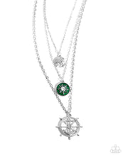 Load image into Gallery viewer, Paparazzi Anchor Arrangement - Green Necklace
