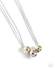 Load image into Gallery viewer, Paparazzi Beaming Beads - Silver Necklace
