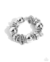 Load image into Gallery viewer, Paparazzi Coiled Confidence - White Bracelet

