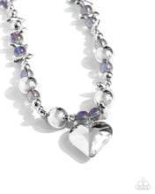 Load image into Gallery viewer, Paparazzi Glistening Gossip - Purple Necklace
