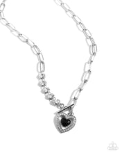 Load image into Gallery viewer, Paparazzi Soft-Hearted Style - Black Necklace
