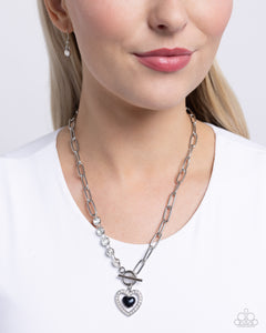 Paparazzi Soft-Hearted Style - Black Necklace
