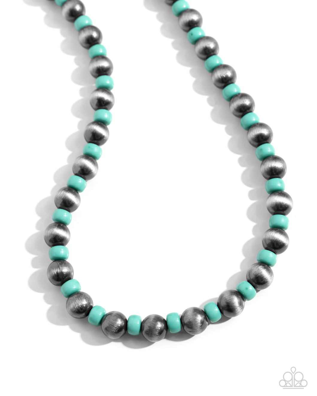 Paparazzi ontemporary Confidence - Green Necklace