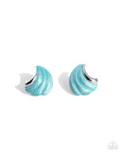 Load image into Gallery viewer, Paparazzi Whimsical Waves - Blue Earrings
