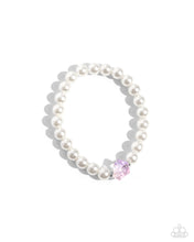Load image into Gallery viewer, Paparazzi Cubed Charm - Purple Bracelet
