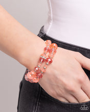 Load image into Gallery viewer, Paparazzi Faceted Fairy Tale - Orange Bracelet
