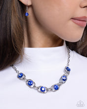 Load image into Gallery viewer, Paparazzi Serrated Sensation - Blue Necklace
