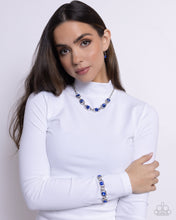 Load image into Gallery viewer, Paparazzi Serrated Sensation - Blue Necklace

