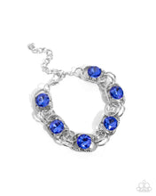 Load image into Gallery viewer, Paparazzi Serrated Secret - Blue Bracelet
