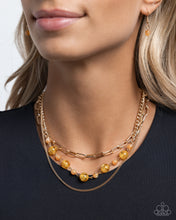 Load image into Gallery viewer, Paparazzi Beaded Behavior - Yellow Necklace
