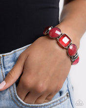 Load image into Gallery viewer, Paparazzi Glassy Generosity - Pink Bracelet
