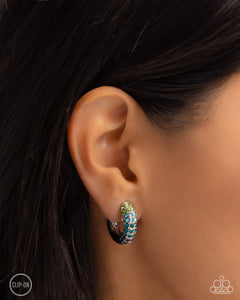 Paparazzi Ombré Observer - Blue Earrings