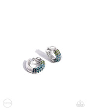 Load image into Gallery viewer, Paparazzi Ombré Observer - Blue Earrings
