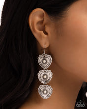 Load image into Gallery viewer, Paparazzi Vintage Allure - White Earrings
