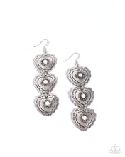 Load image into Gallery viewer, Paparazzi Vintage Allure - White Earrings
