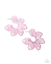 Load image into Gallery viewer, Paparazzi Floral Fame - Pink Earrings
