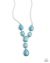 Load image into Gallery viewer, Paparazzi Defaced Deal - Blue Necklace
